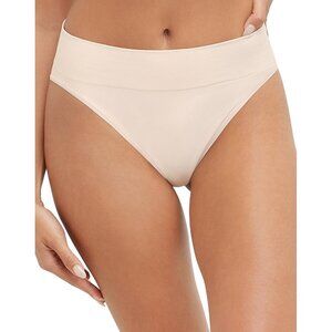 NWT Maidenform Seamless High Leg Bikini Womens Underwear Panty Sandshell Pink S